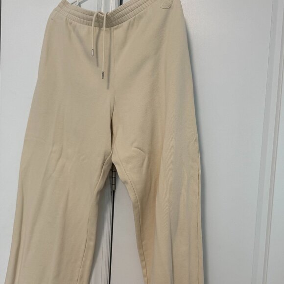 Moncler Beige Hoodie & Joggers Logo Lounge Set M | $1,250 Retail - Picture 16 of 16